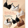 image:imageSHAPERMINT Bras for Women  Full Coverage Wireless Bra Plus Size Support Bra No Underwire Comfortable Lift BrasChocolate