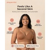 image:imageSHAPERMINT Bras for Women  Full Coverage Wireless Bra Plus Size Support Bra No Underwire Comfortable Lift BrasLatte