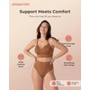 image:imageSHAPERMINT Bras for Women  Full Coverage Wireless Bra Plus Size Support Bra No Underwire Comfortable Lift BrasLatte