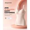 image:imageSHAPERMINT Sweetheart Cami with BuiltIn Bra for Women Wireless Camisole Tank Top Tummy Shapewear Small to Plus SizeBlack