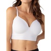 image:imageSHAPERMINT Bras for Women  Full Coverage Wireless Bra Plus Size Support Bra No Underwire Comfortable Lift BrasWhite