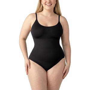 image:imageSHAPERMINT Bodysuit Shapewear for Women  Tummy Control Seamless Body Shaper Small to Plus Size Thong amp Brief BodysuitBlack  Brief Style
