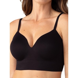 image:imageSHAPERMINT Bras for Women  Full Coverage Wireless Bra Plus Size Support Bra No Underwire Comfortable Lift BrasBlack
