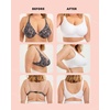 image:imageSHAPERMINT Wireless Bras for Women No Underwire  Small to Plus Size Bralettes with Support and Natural LiftBlack 2 Pack  Fixed Straps