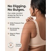 image:imageSHAPERMINT Wireless Bras for Women No Underwire  Small to Plus Size Bralettes with Support and Natural LiftNude  Fixed Straps