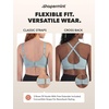 image:imageSHAPERMINT Wireless Bras for Women No Underwire  Small to Plus Size Bralettes with Support and Natural LiftSeafoam  Adjustable Straps