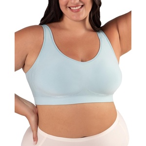 image:imageSHAPERMINT Wireless Bras for Women No Underwire  Small to Plus Size Bralettes with Support and Natural LiftSeafoam  Adjustable Straps