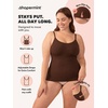 image:imageSHAPERMINT Womens Tops  Scoop Neck Cami Body Shaper for Women Shapewear Tummy Control Camisole Tank Tops for Women1 Pack  Chocolate