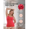image:imageSHAPERMINT Womens Tops  Scoop Neck Cami Body Shaper for Women Shapewear Tummy Control Camisole Tank Tops for Women1 Pack  Dark Pink