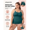 image:imageSHAPERMINT Womens Tops  Scoop Neck Cami Body Shaper for Women Shapewear Tummy Control Camisole Tank Tops for Women1 Pack  Forest