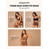 image:imageSHAPERMINT Womens Tops  Scoop Neck Cami Body Shaper for Women Shapewear Tummy Control Camisole Tank Tops for Women1 Pack  Latte
