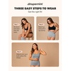 image:imageSHAPERMINT Womens Tops  Scoop Neck Cami Body Shaper for Women Shapewear Tummy Control Camisole Tank Tops for Women1 Pack  Light Heather Gray