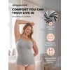 image:imageSHAPERMINT Womens Tops  Scoop Neck Cami Body Shaper for Women Shapewear Tummy Control Camisole Tank Tops for Women1 Pack  Light Heather Gray