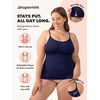 image:imageSHAPERMINT Womens Tops  Scoop Neck Cami Body Shaper for Women Shapewear Tummy Control Camisole Tank Tops for Women1 Pack  Navy