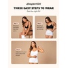 image:imageSHAPERMINT Womens Tops  Scoop Neck Cami Body Shaper for Women Shapewear Tummy Control Camisole Tank Tops for Women1 Pack  White
