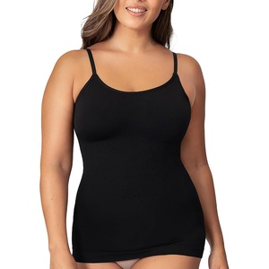 image:imageSHAPERMINT Womens Tops  Scoop Neck Cami Body Shaper for Women Shapewear Tummy Control Camisole Tank Tops for Women1 Pack  Black