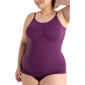image:imageSHAPERMINT Womens Tops  Scoop Neck Cami Body Shaper for Women Shapewear Tummy Control Camisole Tank Tops for Women1 Pack  Mulberry