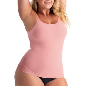 image:imageSHAPERMINT Womens Tops  Scoop Neck Cami Body Shaper for Women Shapewear Tummy Control Camisole Tank Tops for Women1 Pack  Rose Tan