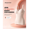 image:imageSHAPERMINT Sweetheart Shapewear Tank Top Cami with BuiltIn Bra for Women  Sweetheart shaper cami with builtin wireless bra light foam cups adjustable straps and 360 smoothing from bust to tummyWhite