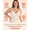 image:imageSHAPERMINT Sweetheart Shapewear Tank Top Cami with BuiltIn Bra for Women  Sweetheart shaper cami with builtin wireless bra light foam cups adjustable straps and 360 smoothing from bust to tummyWhite
