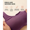 image:imageSHAPERMINT Wireless Bras for Women Seamless Comfort Bra Everyday SupportMulberry  Fixed Straps