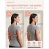image:imageSHAPERMINT Wireless Bras for Women Seamless Comfort Bra Everyday SupportMulberry  Fixed Straps