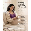 image:imageSHAPERMINT Wireless Bras for Women Seamless Comfort Bra Everyday SupportMulberry  Fixed Straps
